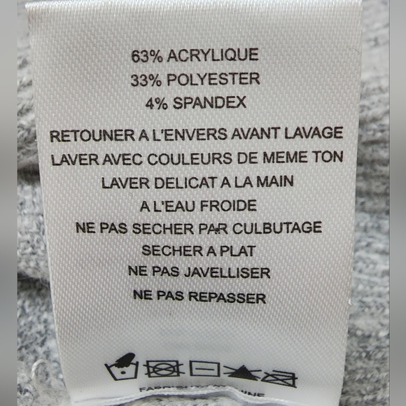 LIKE NEW! MISS ME! from Buckle Twisted Knit Sweater! Solid Grey Size XS - Picture 13 of 13